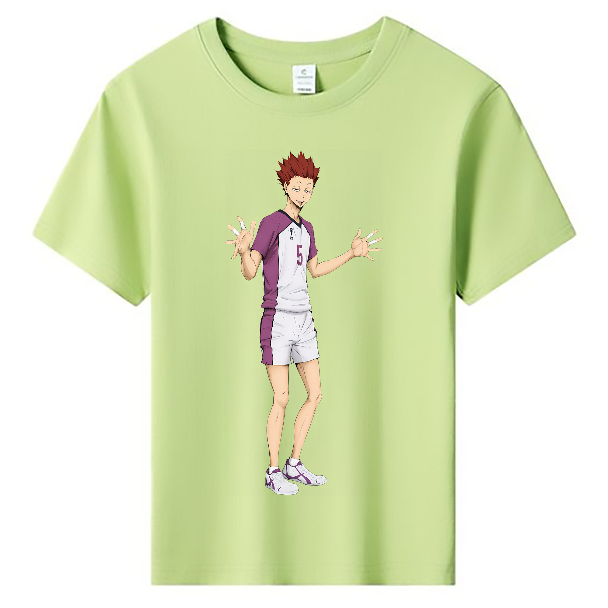 （画像用） ハイキュー!! Haikyu!! 綿100％キッズTシャツ（フロントプリント）